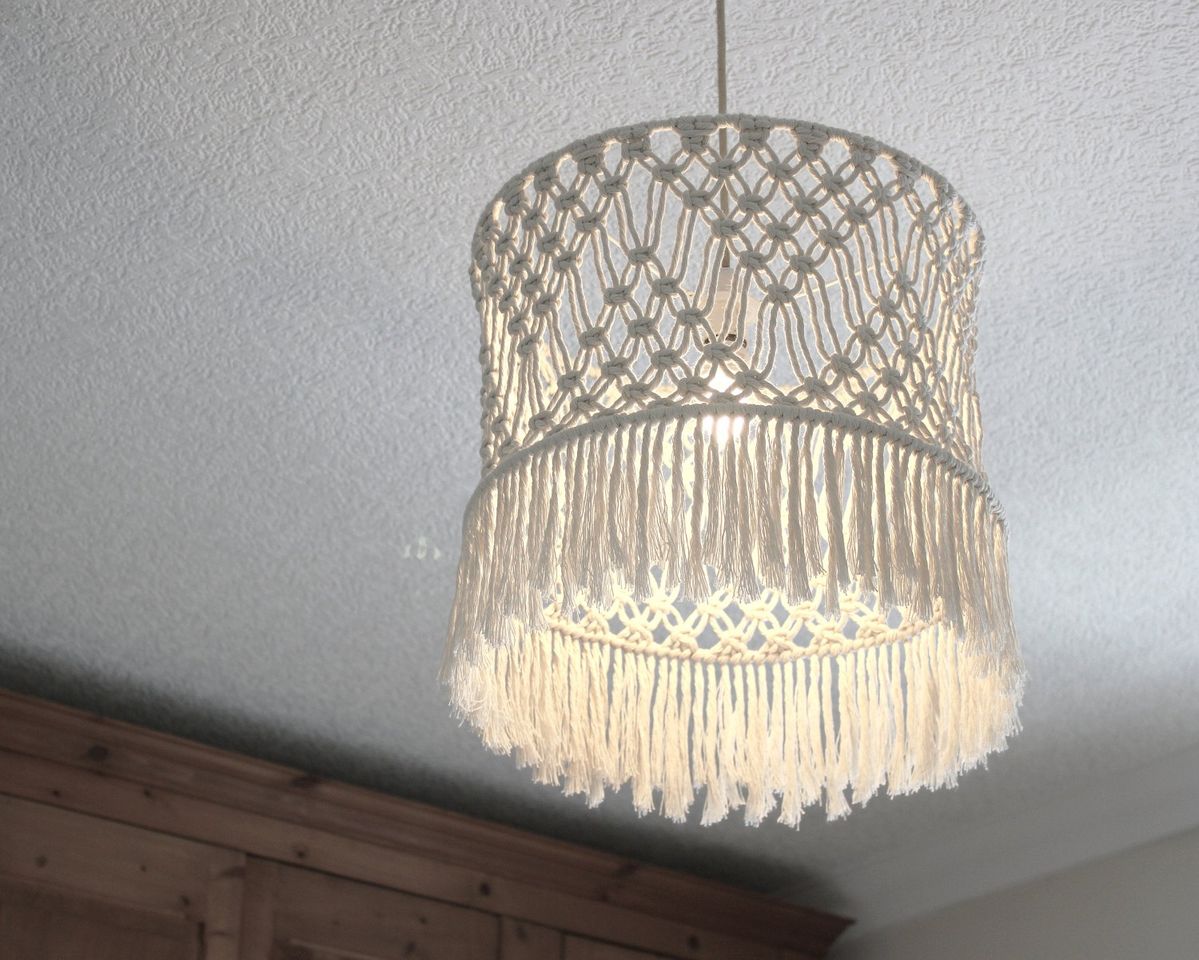Aurora Macramé Pendant